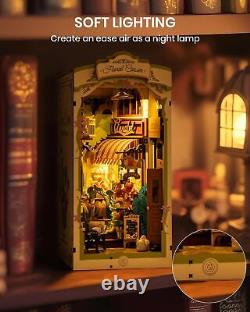 DIY Miniature House Kits Bundle Book Nook Kits NO. 17 Cafe Bundle Romantic