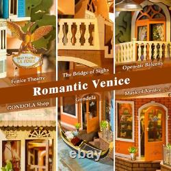 DIY Miniature House Kits Bundle Book Nook Romantic Venice Bundle Corner