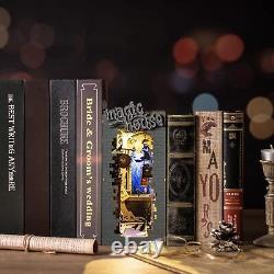 DIY Miniature House Kits for Adults Bundle Book Nook Kits Garage Workshop