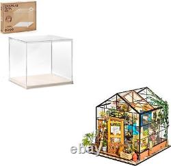 DIY Miniature House Kits with Display Case Box Cathy's Flower House Craft Kits