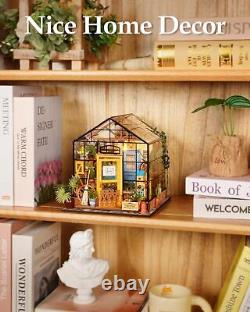 DIY Miniature House Kits with Display Case Box Cathy's Flower House Craft Kits