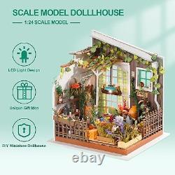 DIY Miniature House Kits with Display Case Box Miller's Garden Craft Kits