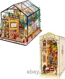 DIY Miniature House and Book Nook kit Cathy s Greenhouse Floral