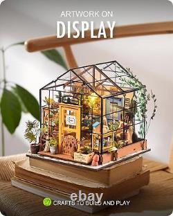 DIY Miniature House and Book Nook kit Cathy s Greenhouse Floral