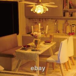 DIY Miniature Kit Wooden Villa with Swimming Pool Model Kits Christmas Decora