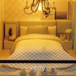 DIY Miniature Kit Wooden Villa with Swimming Pool Model Kits Christmas Decora