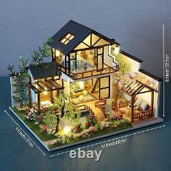 DIY Miniature Tiny Dollhouse Kit with Music 1 24 Scale Great Handmade Craft