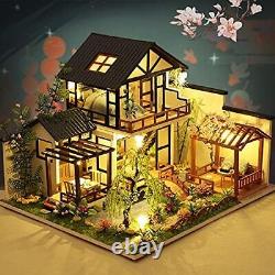 DIY Miniature Tiny Dollhouse Kit with Music 1 24 Scale Great Handmade Craft