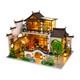 DIY Miniature Wooden Dollhouse Kit with Furniture Chinese Courtyard Model Gift