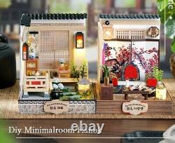 DIY Miniature Wooden House with Furniture Floor, Room of Hanok Korean House