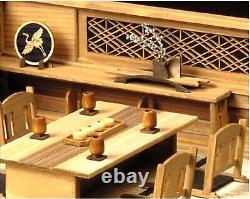 DIY Model Japanese-style room Rakuz Miniature Doll House kit Wood Craft 1/12 JPN