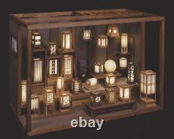 DIY Model Kit Japanese Retro Lantern Shop Miniature Doll House Wood Craft