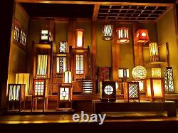 DIY Model Kit Japanese Retro Lantern Shop Miniature Doll House Wood Craft