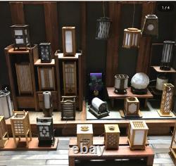 DIY Model Kit Japanese Retro Lantern Shop Miniature Doll House Wood Craft