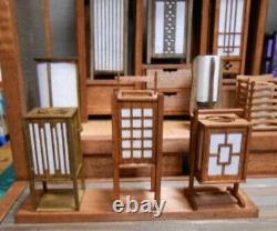 DIY Model Kit Japanese Retro Lantern Shop Set Miniature Dollhouse Wood Japan