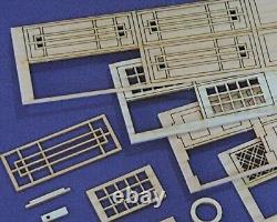 DIY Model Kit Japanese Retro Lantern Shop Set Miniature Dollhouse Wood Japan