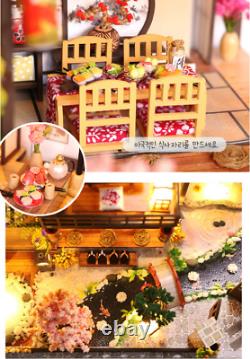 DIY Oriental Korean Style Kit Miniature Furniture 3D Kokuri Precious mansion LED