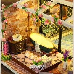 DIY Romantic Toy Model House 3D Wooden Puzzle Dollhouse for Adult Kids Xmas Gift