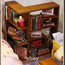 DIY Romantic Toy Model House 3D Wooden Puzzle Dollhouse for Adult Kids Xmas Gift