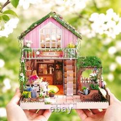 DIY Wooden Miniature Dollhouse 3D Puzzle Model Handmade Doll House