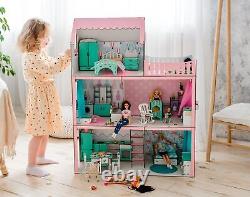 DIY wooden dollhouse, cute toy house for kids, doll cottage house DIY kit