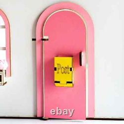 DIY wooden dollhouse with elevator, doll cottage house DIY kit for Lol