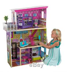 DOLLHOUSE PLAYSET KIT Wooden Furniture Doll House Barbie Girl Kids Toy Miniature