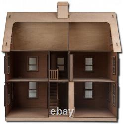 DOLLSHOUSE KIT Greenleaf The Jefferson laser cut wooden kit 112