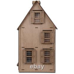 DOLLSHOUSE KIT Greenleaf The Jefferson laser cut wooden kit 112