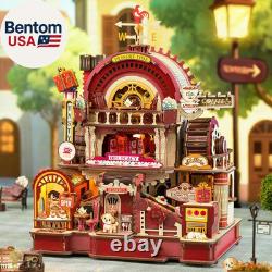 Dessert Atelier Self-Running Powered DIY Miniature House Kit Movable Dessert &