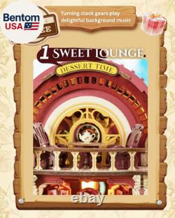 Dessert Atelier Self-Running Powered DIY Miniature House Kit Movable Dessert &