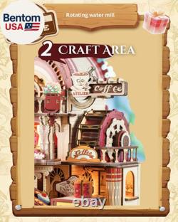 Dessert Atelier Self-Running Powered DIY Miniature House Kit Movable Dessert &