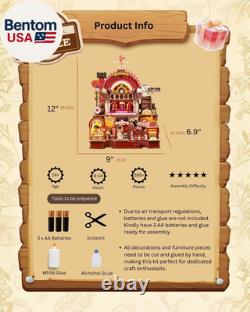 Dessert Atelier Self-Running Powered DIY Miniature House Kit Movable Dessert &