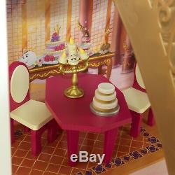 Disney Princess Belle Enchanted Dollhouse with 13 Accessories NEW