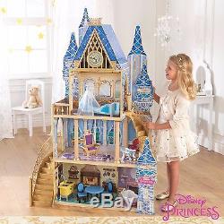 Disney Princess Cinderella Royal Dreams Dollhouse with Furniture by KidKraft NEW