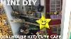 Diy Dollhouse Cute Miniature Kit Miniature Cafe How To Make A Doll Cafe Shop