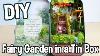 Diy Fairy Garden In A Tin Can Miniature Dollhouse Kit Box Theatre Forest Rhapsody