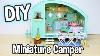 Diy Miniature Dollhouse Kit Cute Camper Room With Working Lights Relaxing Craft