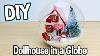 Diy Miniature Dollhouse Kit Cute Christmas Globe Ornament With Working Lights Relaxing Crafts