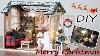 Diy Miniature Dollhouse Kit Merry Christmas With Full Furniture And Light
