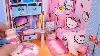 Diy Miniature Hello Kitty Dollhouse Bedroom Bathroom