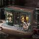 Diy Wooden Dollhouse Kit Magic Shop Miniature with Furniture, Retro Model Toy
