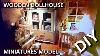 Diy Wooden Dollhouse Miniatures Model Building Kits With Working Lights