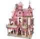 Doll House 3D Puzzle Wooden Miniature DIY Assembly Building Model Kit Decoration