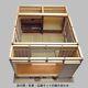 Doll House Japanese style Room SET of 3 Miniature Kit Handmade Wooden 1/12 JAPAN