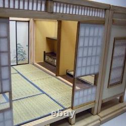 Doll House Japanese style Room SET of 3 Miniature Kit Handmade Wooden 1/12 JAPAN