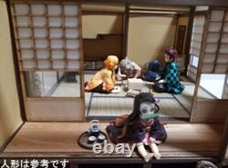 Doll House Japanese style Room SET of 3 Miniature Kit Handmade Wooden 1/12 JAPAN