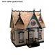 Doll House Kit Wood Orchid Dollhouse Miniature Victorian Mansion Kids Toy Hobby