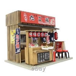 Doll House Miniature Model Kit OSAKA Takoyaki Shop TAKOMASA Billy New