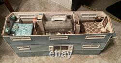 Doll house summer cabin 27 inches by 8.5 inches